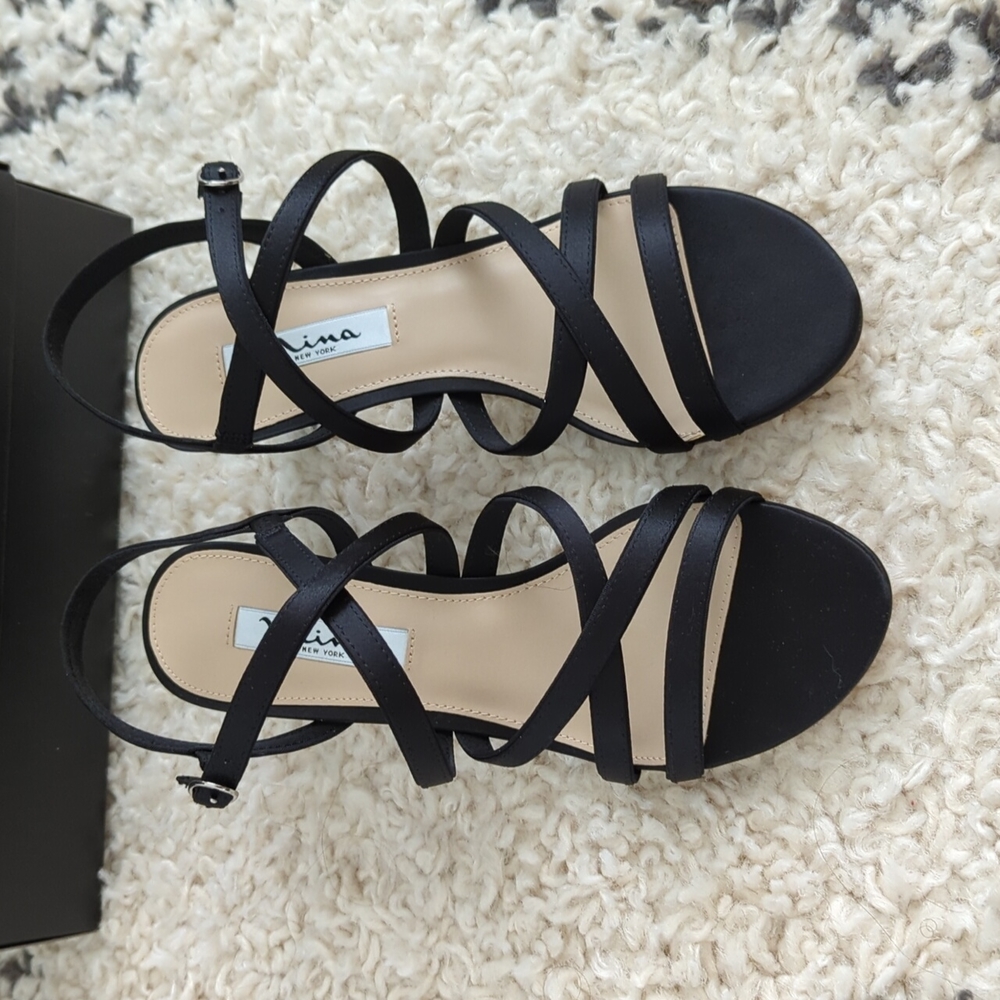 NWB Nina Genaya evening dress sandals - Picture 2 of 9
